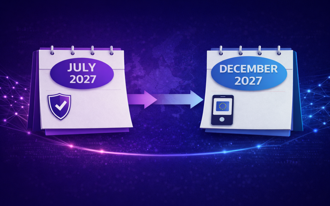 AMLR July 2027 and EUDI Wallet December 2027 compliance deadlines for obliged entities under eIDAS 2.0